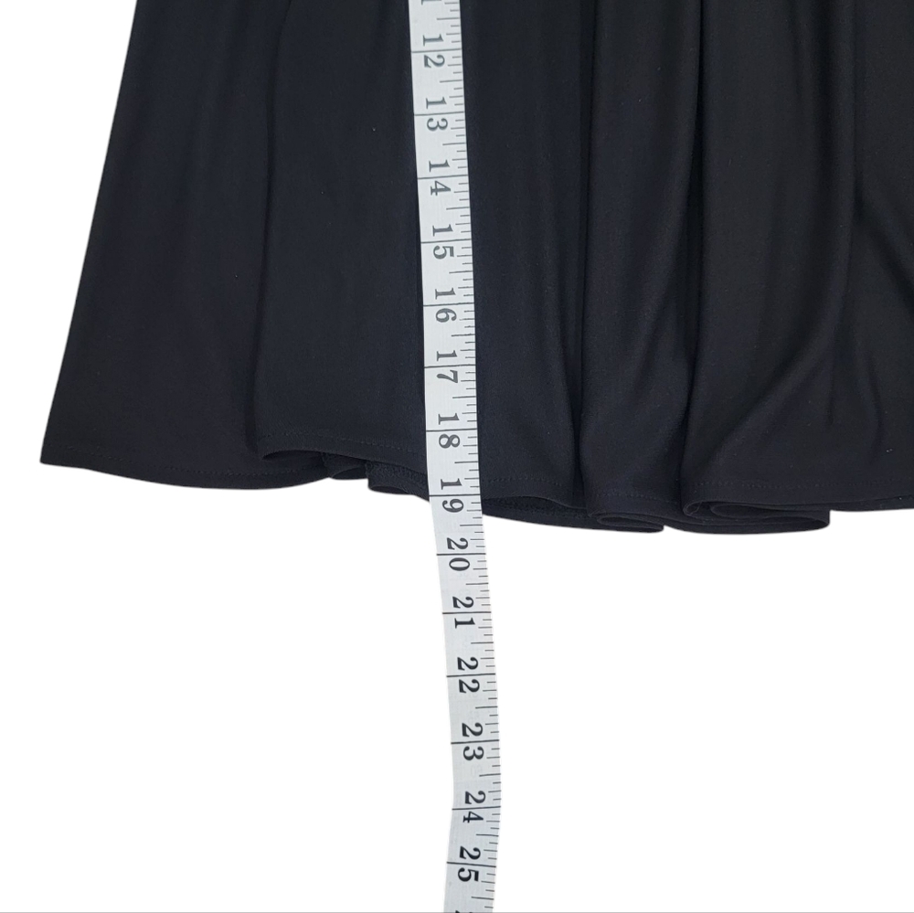 Black Pleated Skirt Balletcore Sporty Tennis Girlie Flared Women’s L/XL - Picture 10 of 12